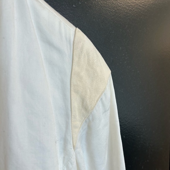 Obakki size 8 cotton,silk and suede beautiful coat in excellent used condition - Picture 13 of 16